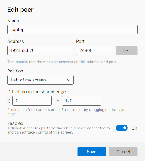 Add a peer