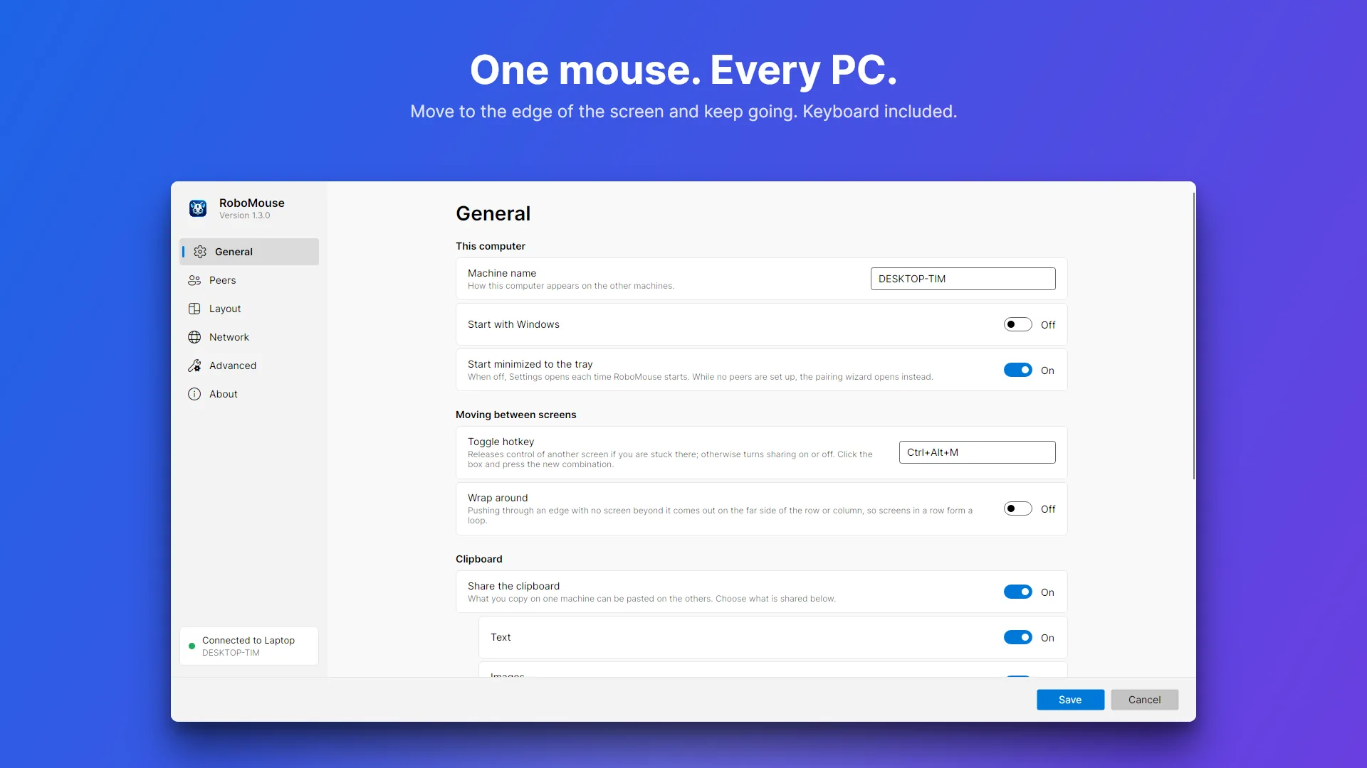 One mouse. Every PC.